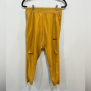 Gold/Khaki Tapered Nike Joggers size S